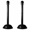 Mr. Chain Black HD Stowable Stanchion, 2PK 93603-2